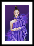 Purple - Framed Print