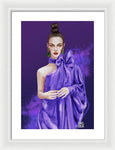 Purple - Framed Print